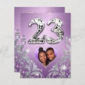 Mari legen Karten-Nr. 23 ver Einladung (Vorne/Hinten)