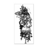 Mari Lwyd art Briefmarke von Grim Gummistempel (Prägung)