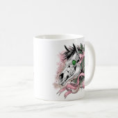 Mari Lwyd Kaffeetasse (VorderseiteRechts)
