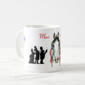 Mari Lwyd Kaffeetasse (Vorderseite Links)
