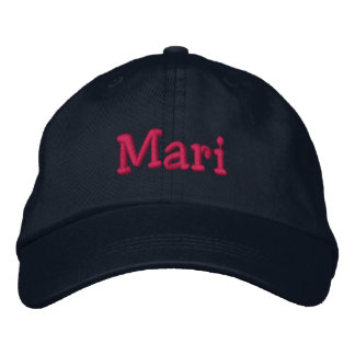 Mari Name bestickt Baseball Cap Bestickte Baseballkappe
