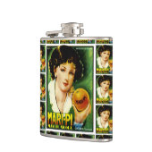 Mari Pi Orange Flachmann (Links)