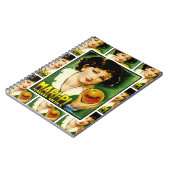 Mari Pi Orange Label Multiprint Notizblock (Linke Seite)