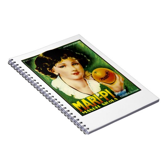 Mari Pi Orange Label Notizblock (Rechte Seite)