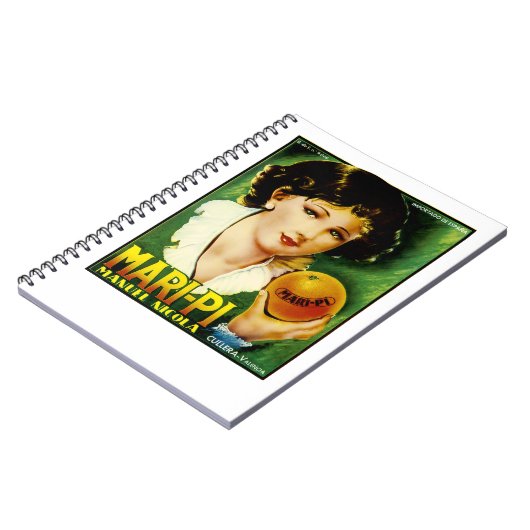 Mari Pi Orange Label Notizblock (Linke Seite)