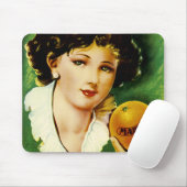 Mari Pi Orange Mousepad (Mit Mouse)