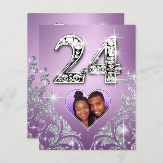 Mari Table Card Nr. 24 Einladung (Vorne/Hinten)