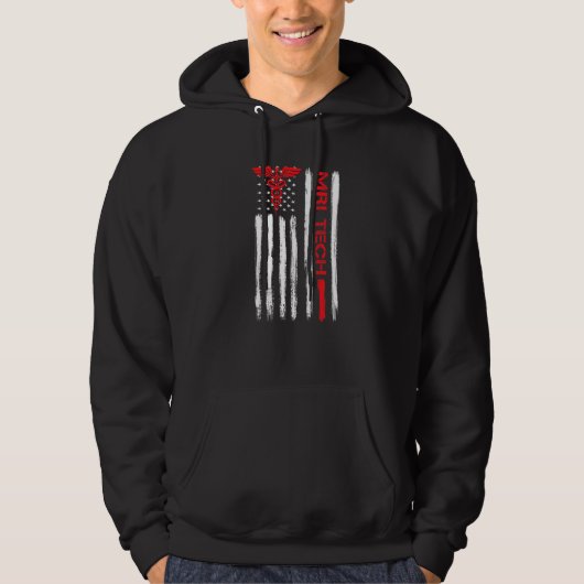 Mari Technologist American Flag Xray Radiologic Kr Hoodie (Vorderseite)