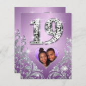 Mari-Tischkarte Nr. 19 Einladung (Vorne/Hinten)