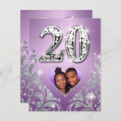 Mari-Tischkarte Nr. 20 Einladung (Vorne/Hinten)