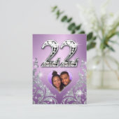 Mari-Tischkarte Nr. 22 Einladung (Stehend Vorderseite)