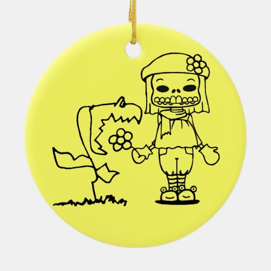 Mari Tod Keramikornament (Hinten)