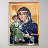 Maria Advocata Nostra Icon Poster (Vorne)