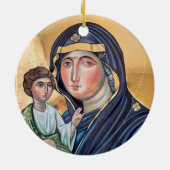 Maria Advocata Nostra Keramik Ornament (Hinten)