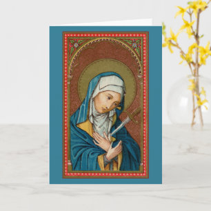 Maria als Mater Dolorosa (SAU20) Leere Grußkarte Karte