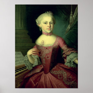 Maria-Anna Mozart, genannt "Nannerl" Poster
