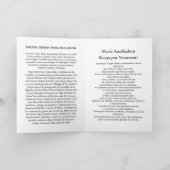 María, Auxiliadora de los Cristianos Card Karte (Innenseite)