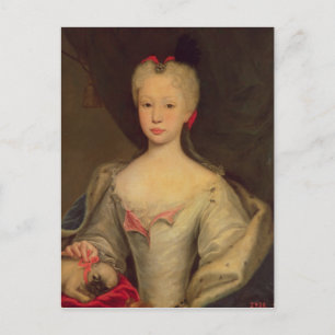 Maria Barbara de Braganza Königin von Spanien Postkarte