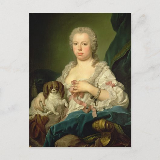 Maria-Barbara de Braganza Postkarte (Vorderseite)