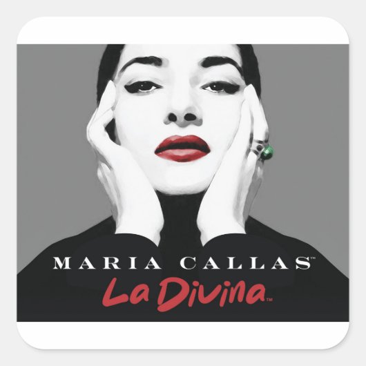 Maria Callas Stickers (Vorderseite)