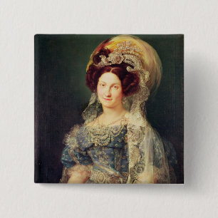 Maria Christina de Bourbon Button