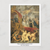 Maria de Medici in Marseille von Peter Rubens Postkarte (Vorderseite)