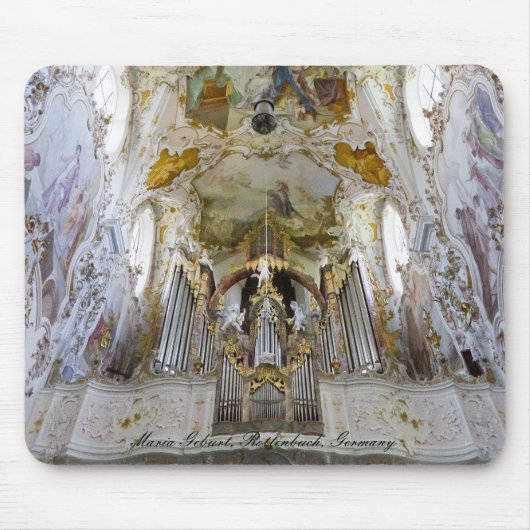 Maria Geburt, Rottenbuch, Deutschland Mousepad (Vorne)