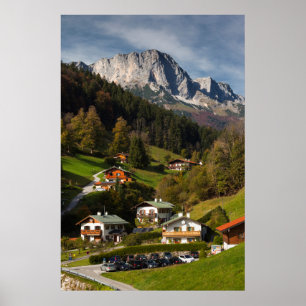Maria Gern Dorf, Bayern Poster