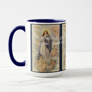Maria, Gesegnete Mutter. Gebetsbecher Tasse