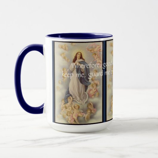 Maria, Gesegnete Mutter. Gebetsbecher Tasse (Links)