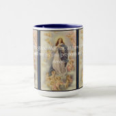 Maria, Gesegnete Mutter. Gebetsbecher Tasse (Zentrum)