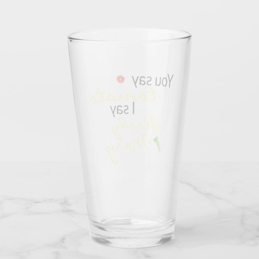 Maria-Glas Glas (Rückseite)