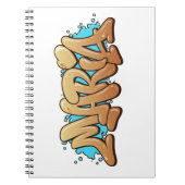 Maria Graffiti Art Name - Notizblock (Vorderseite)