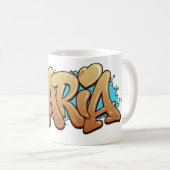 Maria Graffiti Name - Kaffeetasse (VorderseiteRechts)