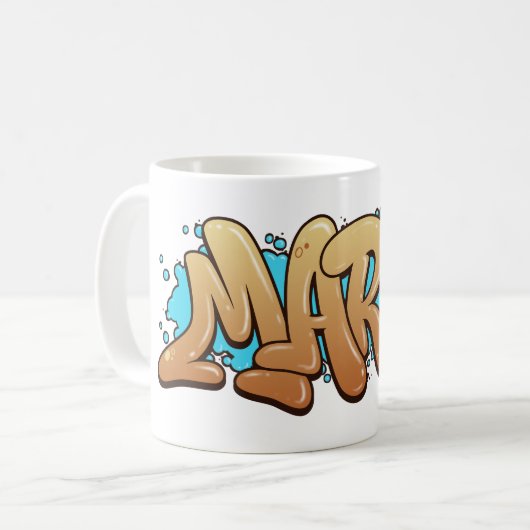 Maria Graffiti Name - Kaffeetasse (Vorderseite Links)