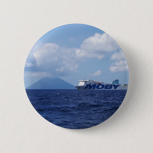Maria Grazia auf Stromboli Button (Vorderseite)