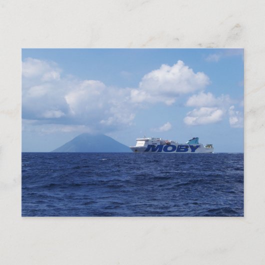 Maria Grazia On Off Stromboli Postkarte (Vorderseite)