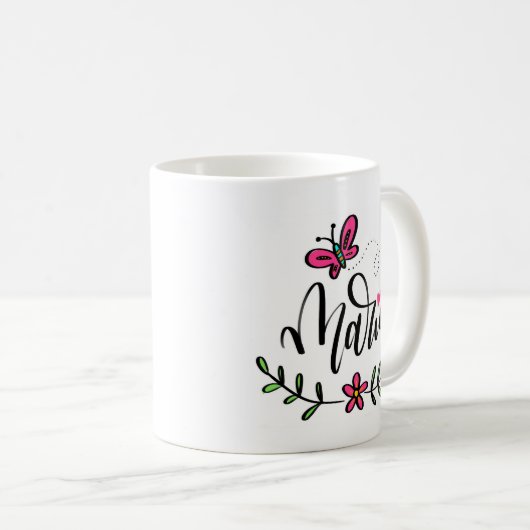 Maria, handschriftlich kaffeetasse (VorderseiteRechts)