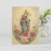Maria, Hilfe der Christen Einladung (Stehend Vorderseite)