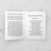 Maria, Hilfe der Christen-Karte Karte (Innenseite)