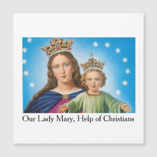 Maria, Hilfe der Christen-Karte Magnetkarte