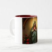 Maria Himmelskönigin Kaffeetasse (Vorderseite Links)