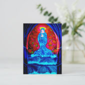 Maria im Rosenkranz Postkarte (Stehend Vorderseite)