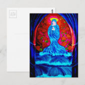 Maria im Rosenkranz Postkarte (Vorne/Hinten)