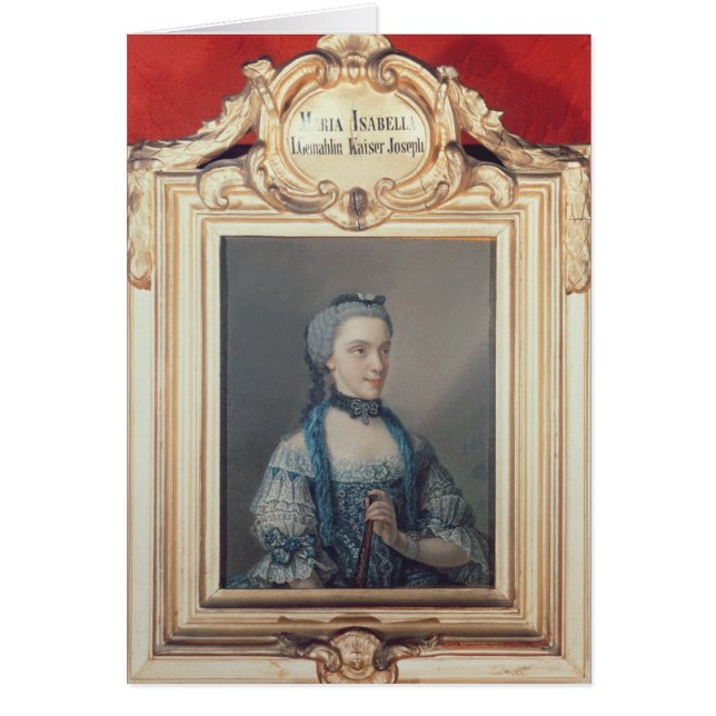 Maria Isabella von Parma (Vorne)