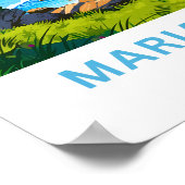 Maria Island Australia Reisen Print Poster (Ecke)