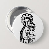 Maria & Jesus Button (Vorne & Hinten)