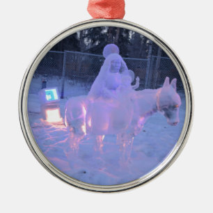 Maria Jesus Silbernes Ornament