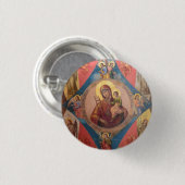 Maria, Jesus und Engel Button (Vorne & Hinten)