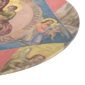 Maria, Jesus und Engel Schneidebrett (Ecke)